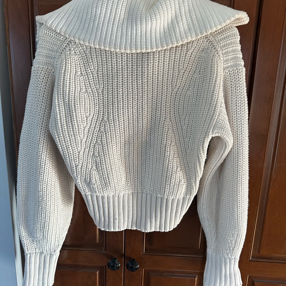 Cozy Knit Sweater in Cream